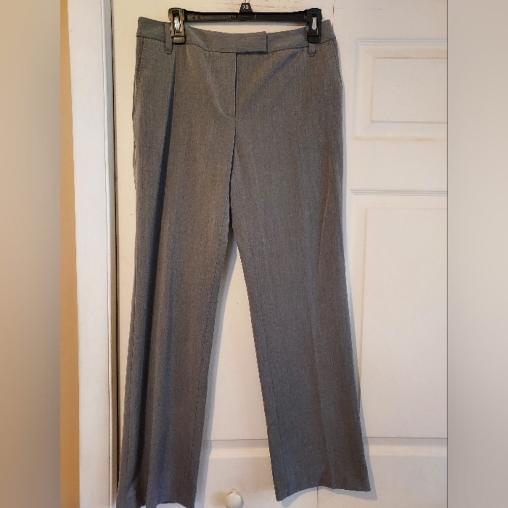 Liz Claiborne Womens Sloane Gray Trousers Pants Size 6 Work Office Casual